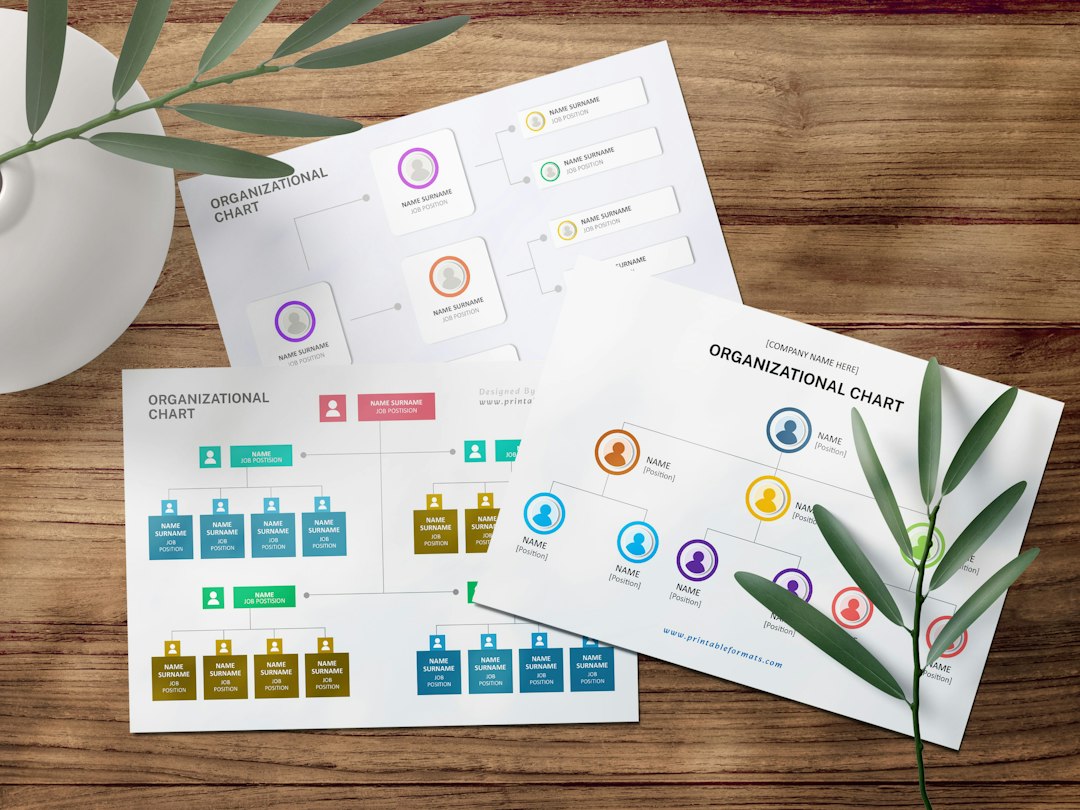 Printed presentation spread laid flat