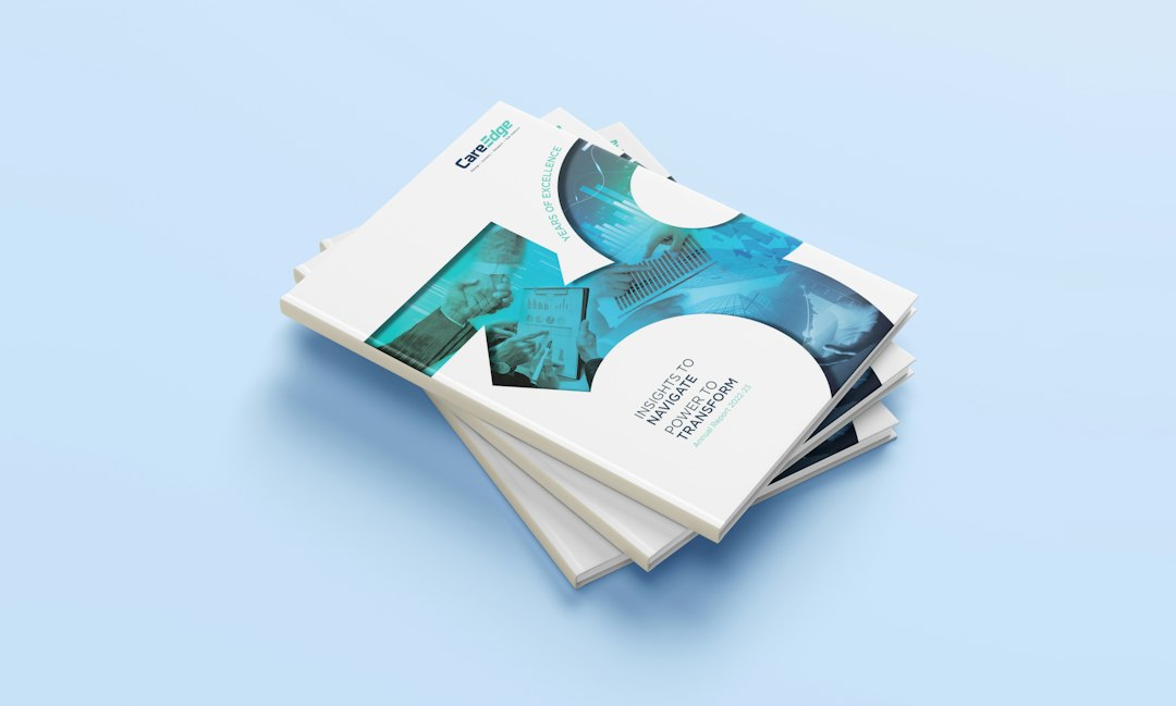 Annual report template preview